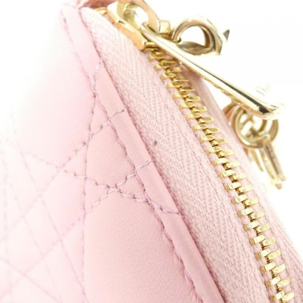 Dior Voyageur Coin Case Handbag Melocoton Pink - Picture 4 of 10